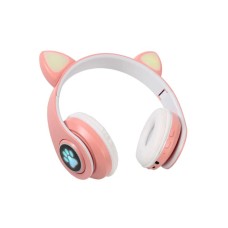 CAT Ear Bežične slušalice svetlo, Roze