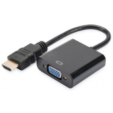 DIGITUS HDMI to VGA M/F adapter, 20cm (DA-70461)