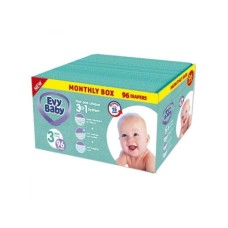 EVY BABY Pelene Box 3 Midi 5-9kg - 96 kom 3u1