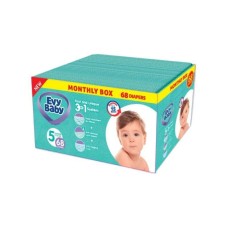 EVY BABY Pelene Box 5 Junior 11-25kg - 68 kom 3u1