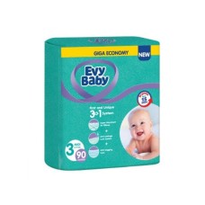 EVY BABY Pelene Giant 3 Midi 5-9kg 90kom 3 u 1