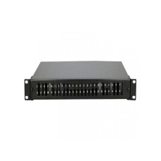 EXTRALINK Patch panel 24 Duplex SC/ 48 porta sa kasetom, bez modula, crni