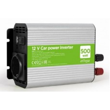 GEMBIRD EG-PWC500-01 12V Auto inverter DC/AC 500W+USB port