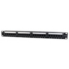 GEMBIRD (NPP-C524CM-001) 24 porta patch panel sa zadnjim upravljanjem kablovima Cat5e