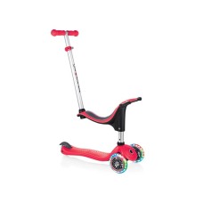 Globber GURALICA - TROTINET GO UP 4U1 EVO LIGHTS RED 452-102-2