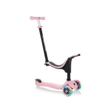 Globber GURALICA - TROTINET GO UP SPORTY LIGHTS PASTEL PINK 452-210-3