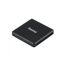 HAMA USB 3.0 Multi-Card Reader, SD/MicroSD/CF, Black