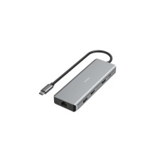 HAMA USB-C Hub, 9 portova, 2 x HDMI, USB-A, USB-C, LAN