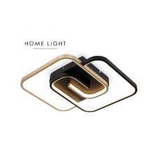 HOME LIGHT Vesta 633 Plafonska svetiljka 40W 3000K CRNA/ZLATO