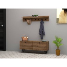 HOME LINE Cipelarnik sa čivilukom Rupa Walnut