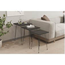 HOME LINE Set stolova Mali Anthracite