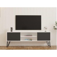 HOME LINE TV polica Hare White Anthracite