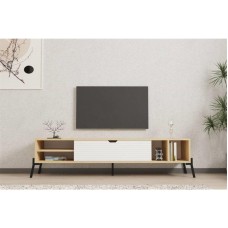 HOME LINE TV polica Ponza Sapphire Oak White