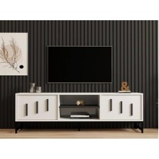 HOME LINE TV polica Shape White