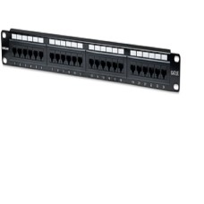 INTELLINET Rack Patch panel 19'' 1U Cat5e UTP 24 port 064-0122