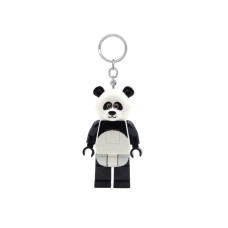 LEGO Minifigure privezak za ključeve sa svetlom: Tip u panda kostimu