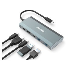 MAIWO USB 3.2 Gen2 x 1 Tip-C 6 u 1 SATA &PCIe NvMe M.2 Kućište sa HDMI/PD/USB , KH1001