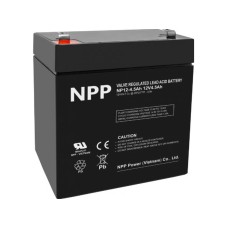 NPP NP12V-4.5Ah, AGM Battery, C20=4.5AH, T1, 90x70x101x107, 1,5KG