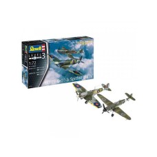 REVELL Maketa Combat Set Messerschmitt BF109G-10 & Spitfire MK.V