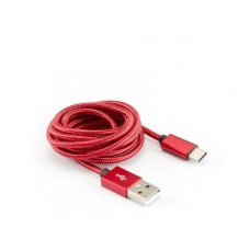 S BOX Kabl USB A - Type C, Fruity 1,5m, Red