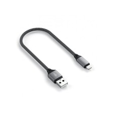 SATECHI USB-A to Lightning Braided Cable 25cm - Grey