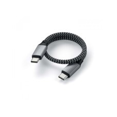 SATECHI USB-C to USB-C Short Cable - 25cm - Space Grey (ST-TCC10M)