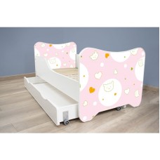 TOP BEDS Happy Kitty Dečiji krevet 140x70 + fioka Kitty