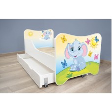 TOP BEDS Happy Kitty Dečiji krevet 160x80 + fioka Little Elephant