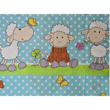 TOP BEDS Posteljina 160x110 - Green Sheep