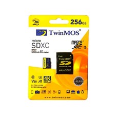 TwinMOS 256GB TM256MSDXC10V30U3 microSDXC memorijska kartica sa adapterom